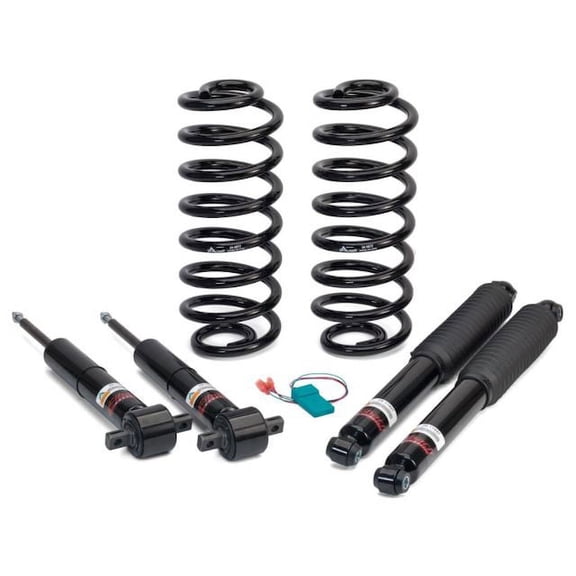 Front and Rear Air Spring to Coil Spring Conversion Kit - Compatible with 2007 - 2014 Chevy Tahoe 2008 2009 2010 2011 2012 2013