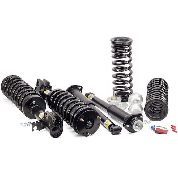 Front and Rear Air Spring to Coil Spring Conversion Kit - Compatible with 2010 - 2012 Land Rover Range Rover 2011