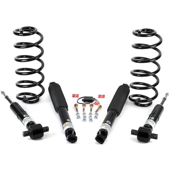 Front and Rear Air Spring to Coil Spring Conversion Kit - Compatible with 2015 - 2020 Cadillac Escalade ESV 2016 2017 2018 2019