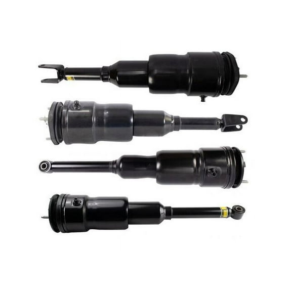 Front and Rear Air Suspension Strut Set 4 Piece - Compatible with 2007 - 2012 LS460 RWD 2008 2009 2010 2011
