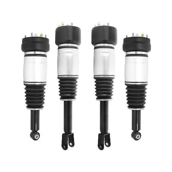 Front and Rear Air Suspension Strut Set - Compatible with 2004 - 2009 Jaguar XJR 2005 2006 2007 2008