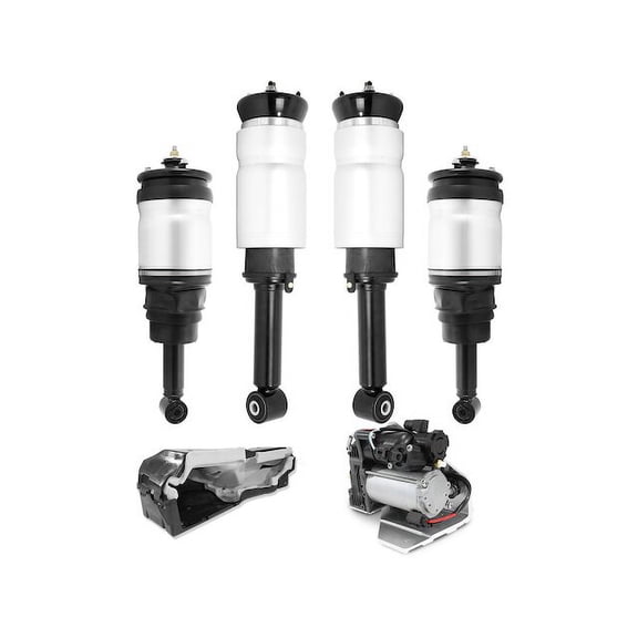 Front and Rear Air Suspension Strut Set - Compatible with 2006 - 2013 Land Rover Range Rover Sport 2007 2008 2009 2010 2011 2012