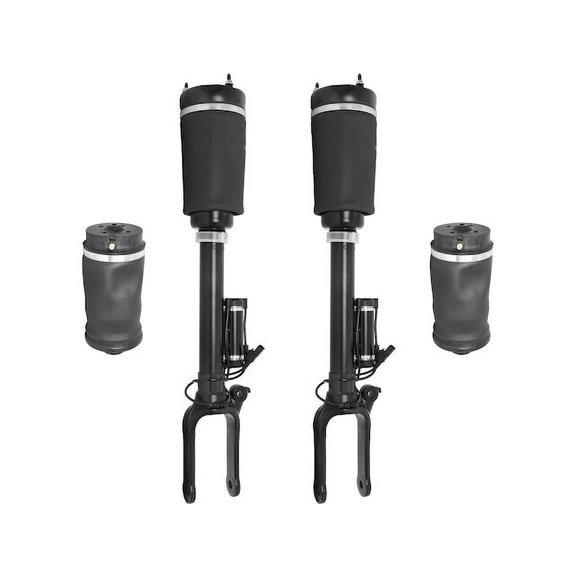 Front and Rear Air Suspension Strut Set - Compatible with 2007 - 2012 Mercedes-Benz GL450 2008 2009 2010 2011