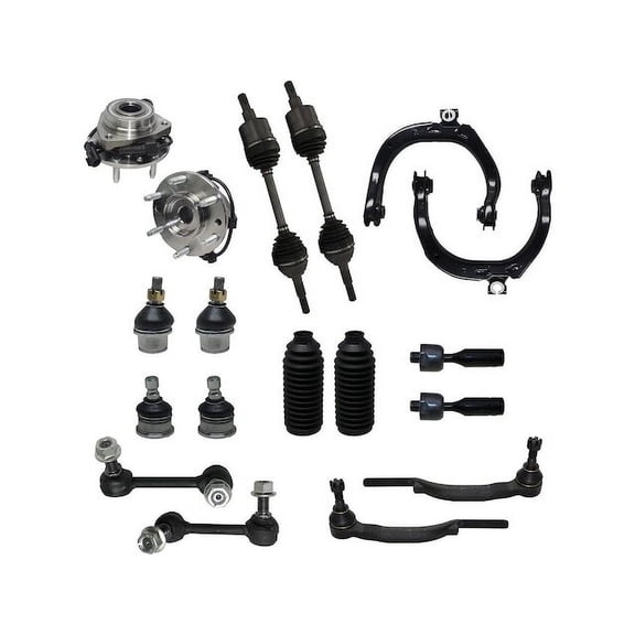 Front and Rear Axle Control Arm Ball Joint Kit - Compatible with 2004 - 2008 Isuzu Ascender 2005 2006 2007