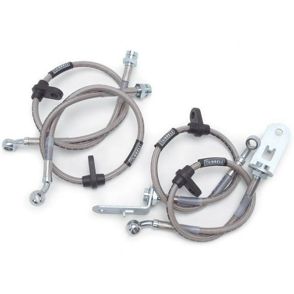 Front and Rear Brake Hydraulic Hose Kit - Compatible with 2007 Chevy Silverado 2500 HD Classic