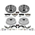 thumbnail image 1 of Front and Rear Brake Pad Rotor Shoe Drum Kit - Compatible with 1970 - 1973 Pontiac Firebird 1971 1972, 1 of 2