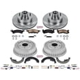 thumbnail image 1 of Front and Rear Brake Pad Rotor Shoe Drum Kit - Compatible with 1971 GMC G15/G1500 Van, 1 of 2