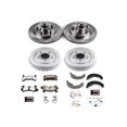 thumbnail image 1 of Front and Rear Brake Pad Rotor Shoe Drum Kit - Compatible with 1982 - 1983 Chevy El Camino, 1 of 2