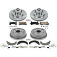 thumbnail image 1 of Front and Rear Brake Pad Rotor Shoe Drum Kit - Compatible with 1985 - 1987 Buick Regal 1986, 1 of 2