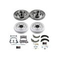 thumbnail image 1 of Front and Rear Brake Pad Rotor Shoe Drum Kit - Compatible with 1985 - 1988 Chevy Monte Carlo 1986 1987, 1 of 2