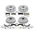 thumbnail image 1 of Front and Rear Brake Pad Rotor Shoe Drum Kit - Compatible with 1992 - 1994 Chevy S10 Blazer 4WD 1993, 1 of 2
