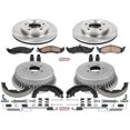 thumbnail image 1 of Front and Rear Brake Pad Rotor Shoe Drum Kit - Compatible with 1993 - 2002 Nissan Quest - Power Stop, 1 of 2