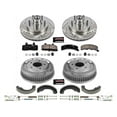 thumbnail image 1 of Front and Rear Brake Pad Rotor Shoe Drum Kit - Compatible with 1995 - 1999 GMC Yukon RWD - Power Stop, 1 of 2