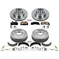 thumbnail image 1 of Front and Rear Brake Pad Rotor Shoe Drum Kit - Compatible with 1998 - 2000 Chevy Tahoe RWD 1999, 1 of 2