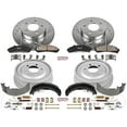 thumbnail image 1 of Front and Rear Brake Pad Rotor Shoe Drum Kit - Compatible with 1998 - 2002 Mazda B3000 4WD 1999 2000 2001, 1 of 2