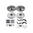 thumbnail image 1 of Front and Rear Brake Pad Rotor Shoe Drum Kit - Compatible with 1998 - 2002 Mazda B3000 RWD 1999 2000 2001, 1 of 2