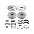 thumbnail image 1 of Front and Rear Brake Pad Rotor Shoe Drum Kit - Compatible with 1999 - 2000 Cadillac Escalade, 1 of 2
