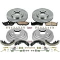 thumbnail image 1 of Front and Rear Brake Pad Rotor Shoe Drum Kit - Compatible with 2000 - 2001 Plymouth Neon, 1 of 2
