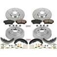 thumbnail image 1 of Front and Rear Brake Pad Rotor Shoe Drum Kit - Compatible with 2001 - 2003 Chrysler PT Cruiser Naturally Aspirated 2002, 1 of 2