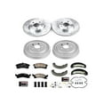 thumbnail image 1 of Front and Rear Brake Pad Rotor Shoe Drum Kit - Compatible with 2003 - 2005 Pontiac Sunfire 2004, 1 of 2