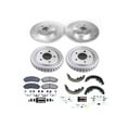 thumbnail image 1 of Front and Rear Brake Pad Rotor Shoe Drum Kit - Compatible with 2003 - 2009 Ford Ranger 4WD 2004 2005 2006 2007 2008, 1 of 2