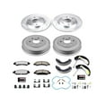 thumbnail image 1 of Front and Rear Brake Pad Rotor Shoe Drum Kit - Compatible with 2005 - 2006 Chevy Silverado 1500, 1 of 2