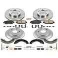 thumbnail image 1 of Front and Rear Brake Pad Rotor Shoe Drum Kit - Compatible with 2006 - 2011 Honda Civic 2007 2008 2009 2010, 1 of 2
