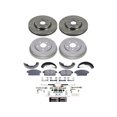 thumbnail image 1 of Front and Rear Brake Pad Rotor Shoe Drum Kit - Compatible with 2015 - 2017 Chevrolet Trax - Power Stop, 1 of 2