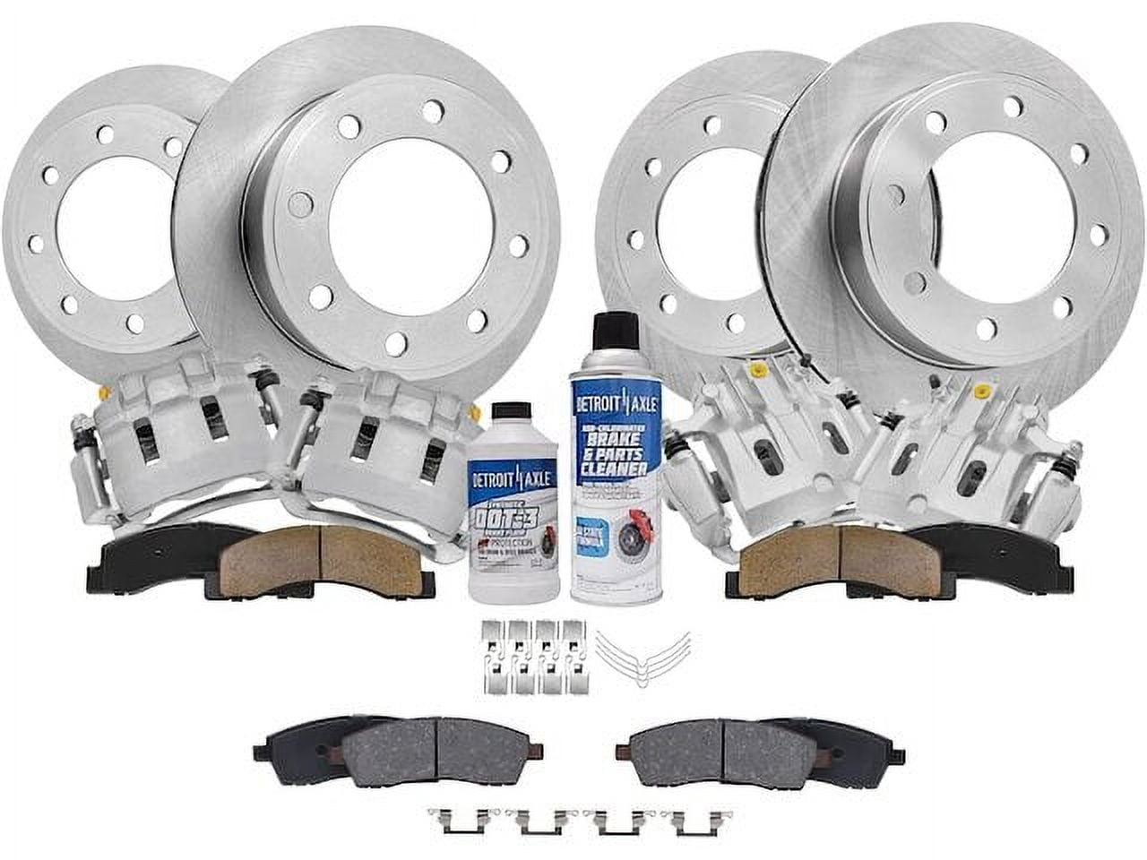 Front and Rear Brake Pad Rotor and Caliper Set - Compatible with 2000 ...