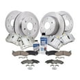 thumbnail image 1 of Front and Rear Brake Pad Rotor and Caliper Set - Compatible with 2002 - 2006 Cadillac Escalade 2003 2004 2005, 1 of 2