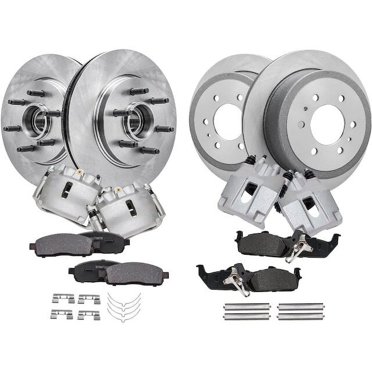 Auto Shack Brake Rotors & Ceramic Pads Kit – Front & Rear For 2005-2006 Honda CR-V 2.4L