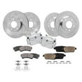 thumbnail image 1 of Front and Rear Brake Pad Rotor and Caliper Set - Compatible with 2006 - 2011 Mercury Milan 2007 2008 2009 2010, 1 of 2