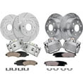 thumbnail image 1 of Front and Rear Brake Pad Rotor and Caliper Set - Compatible with 2008 - 2014 Chevy Suburban 1500 2009 2010 2011 2012 2013, 1 of 2