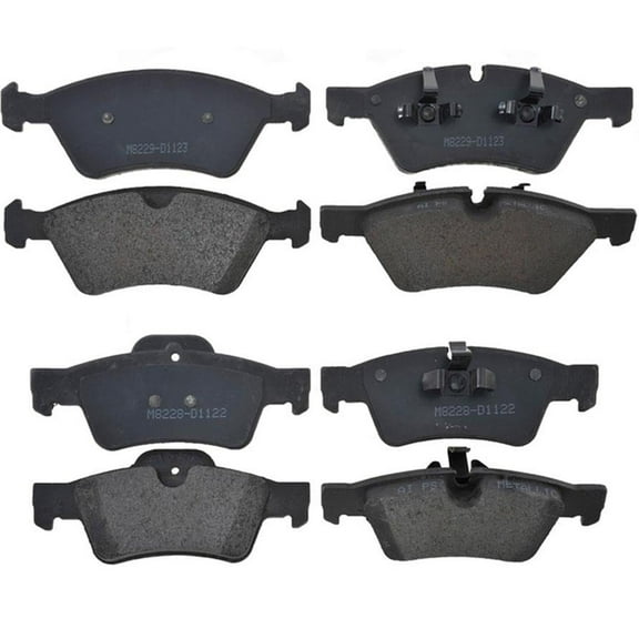 Front and Rear Brake Pad Set 06-10 Mercedes GL ML R