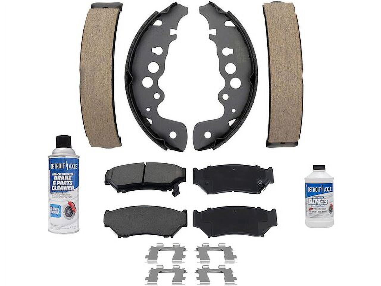 Front and Rear Brake Pad Set - Compatible with 1999 - 2004 Chevy ...