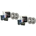 thumbnail image 1 of Front and Rear Brake Pad and Rotor Kit - Compatible with 1986 - 1991 Mercedes-Benz 560SEL 1987 1988 1989 1990, 1 of 2