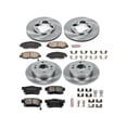 thumbnail image 1 of Front and Rear Brake Pad and Rotor Kit - Compatible with 1991 - 1997 Honda Accord 2.2L 4-Cylinder - Power Stop, 1 of 2