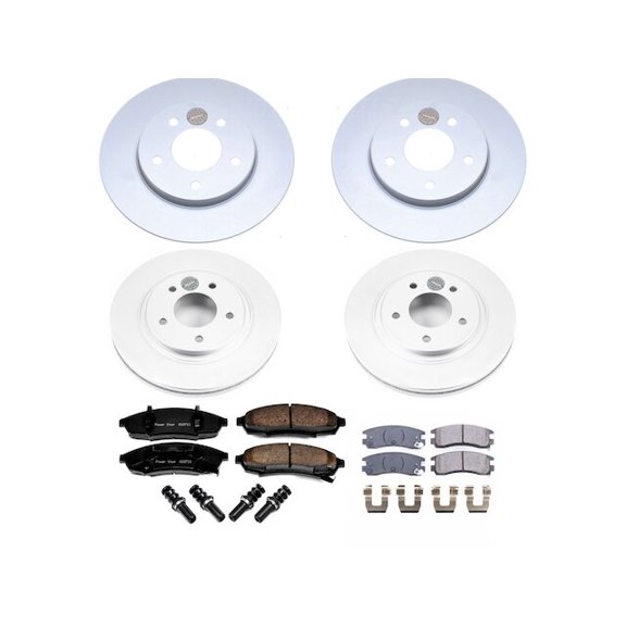 Front and Rear Brake Pad and Rotor Kit - Compatible with 1995 - 1999 Chevy Lumina 1996 1997 1998