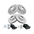 thumbnail image 1 of Front and Rear Brake Pad and Rotor Kit - Compatible with 1995 - 2002 Lincoln Continental 1996 1997 1998 1999 2000 2001, 1 of 2