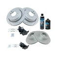 thumbnail image 1 of Front and Rear Brake Pad and Rotor Kit - Compatible with 1997 - 2000 BMW 528i 1998 1999, 1 of 2