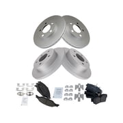 Front and Rear Brake Pad and Rotor Kit - Compatible with 1999 - 2004 Ford Mustang GT 3.8L V6 2000 2001 2002 2003