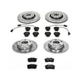thumbnail image 1 of Front and Rear Brake Pad and Rotor Kit - Compatible with 2001 - 2005 Audi Allroad Quattro 2.7L V6 - Power Stop, 1 of 2