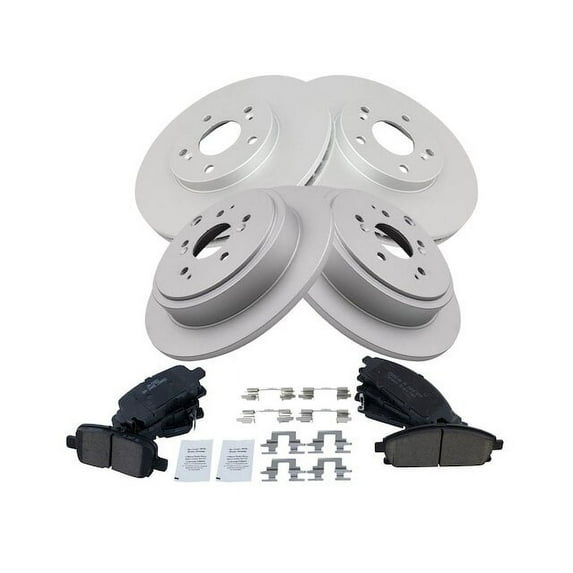 Front and Rear Brake Pad and Rotor Kit - Compatible with 2003 - 2006 Acura MDX 2004 2005
