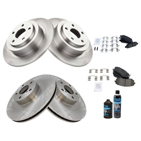 Front and Rear Brake Pad and Rotor Kit - Compatible with 2003 - 2006 Subaru Baja 2.5L H4 2004 2005