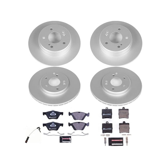 Front and Rear Brake Pad and Rotor Kit - Compatible with 2004 - 2008 Chrysler Crossfire 2005 2006 2007