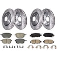 thumbnail image 1 of Front and Rear Brake Pad and Rotor Kit - Compatible with 2005 - 2007, 2012 Nissan Murano 2006, 1 of 2