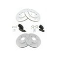 thumbnail image 1 of Front and Rear Brake Pad and Rotor Kit - Compatible with 2005 - 2010 Ford Mustang 4.0L V6 2006 2007 2008 2009, 1 of 2