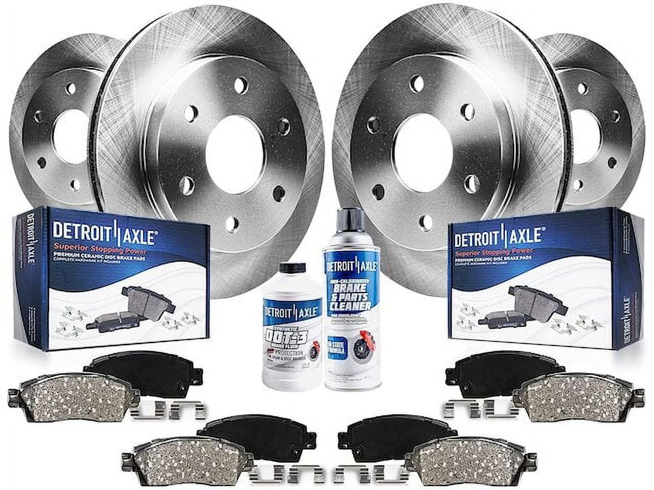 Front & Rear DRILLED Rotors + Ceramic Pad For 2005 2006 2007- 2012 Pathfinder V6 - Foto 9