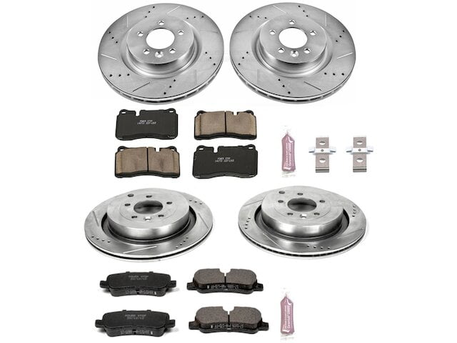 Front and Rear Brake Pad and Rotor Kit - Compatible with 2006 - 2009 ...
