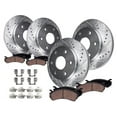 thumbnail image 1 of Front and Rear Brake Pad and Rotor Kit - Compatible with 2006 - 2010 Hummer H3 2007 2008 2009, 1 of 2